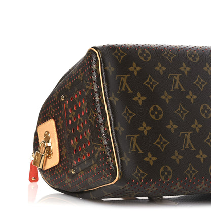 Louis Vuitton Monogram Perforated Speedy 30 Orange 8 of 9