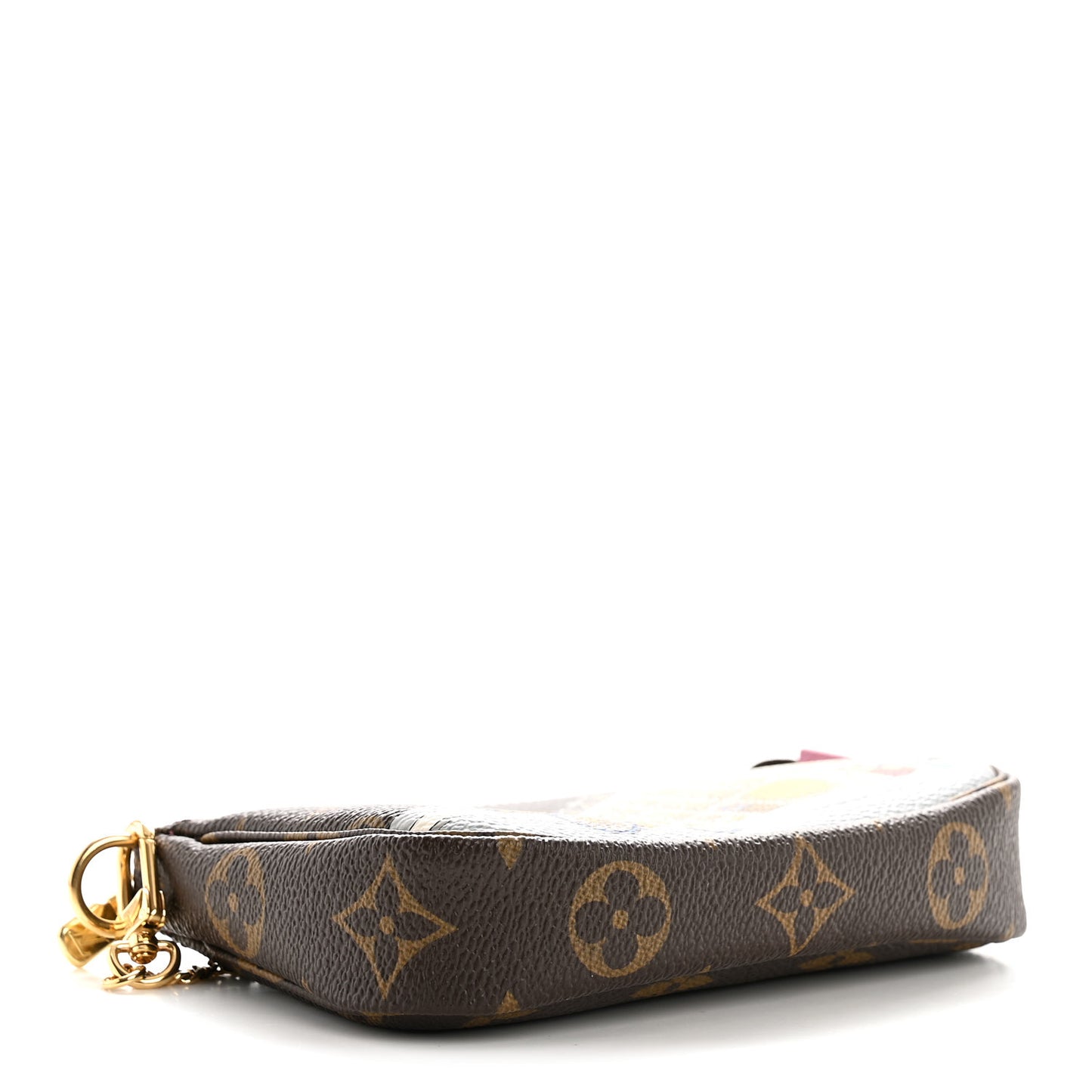 Monogram 2022 Christmas Animation Paris Mini Pochette Accessories Pink