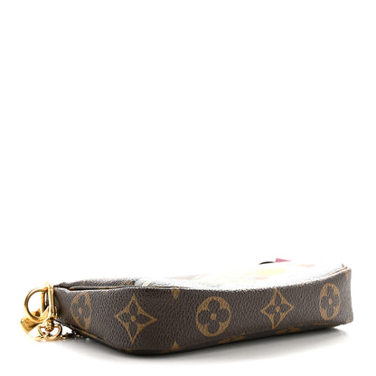 Louis Vuitton Monogram 2022 Christmas Animation Paris Mini Pochette Accessories Pink 4 of 7