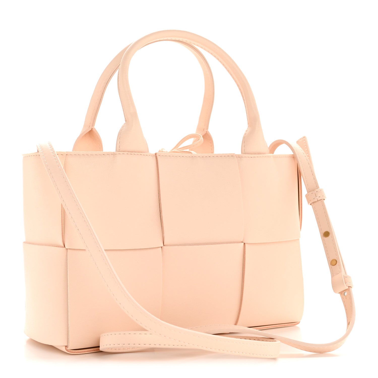 Bottega Veneta Nappa Maxi Intrecciato Mini Arco Tote Macaroon 6 of 21