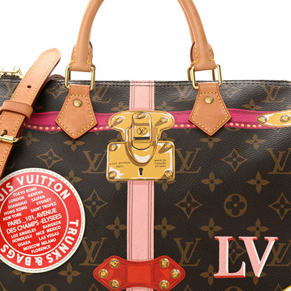 Louis Vuitton Monogram Summer Trunks Speedy Bandouliere 30 8 of 11