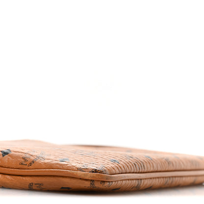 MCM Visetos Medium Crossbody Pouch Cognac 9 of 12