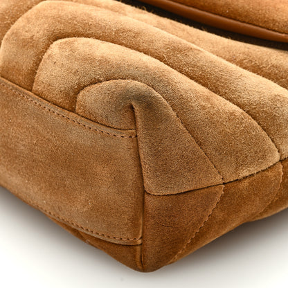 Saint Laurent Suede Toy Loulou Shoulder Bag Cinnamon 8 of 9