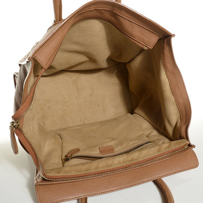 Celine Pebbled Calfskin Mini Luggage Camel 5 of 9