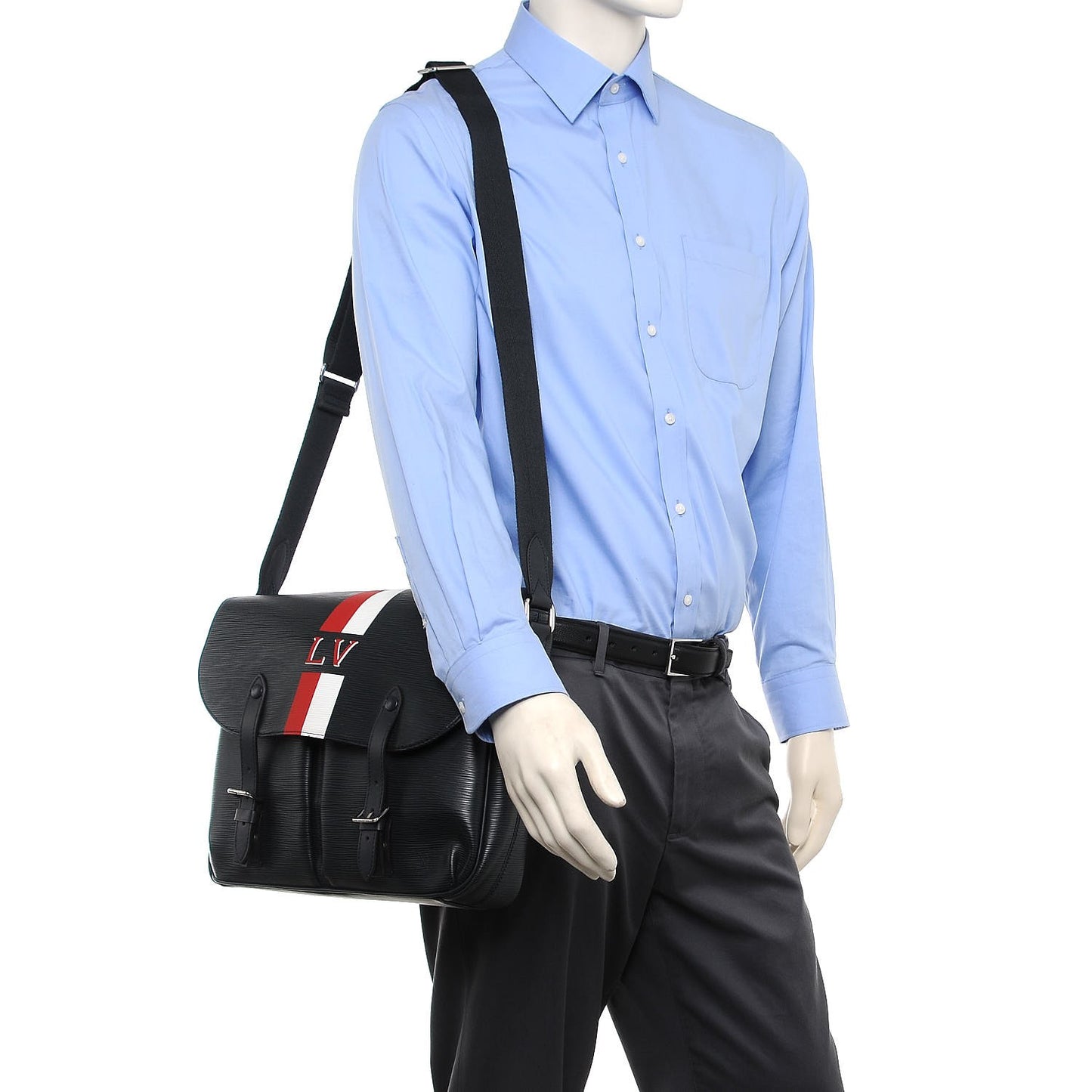 Epi Christopher Messenger Navy Stripes