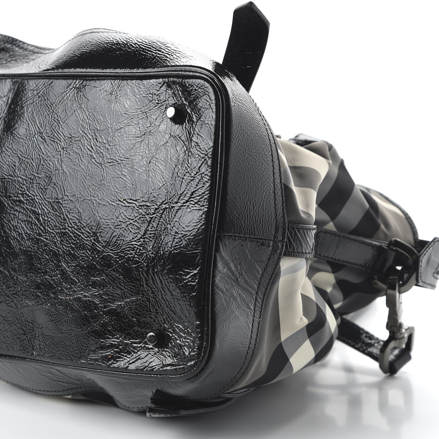 Burberry Nylon Beat Check Lowry Black 7 of 9