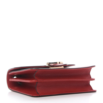 Gucci Dollar Calfskin Small Interlocking G Shoulder Bag Red 4 of 10