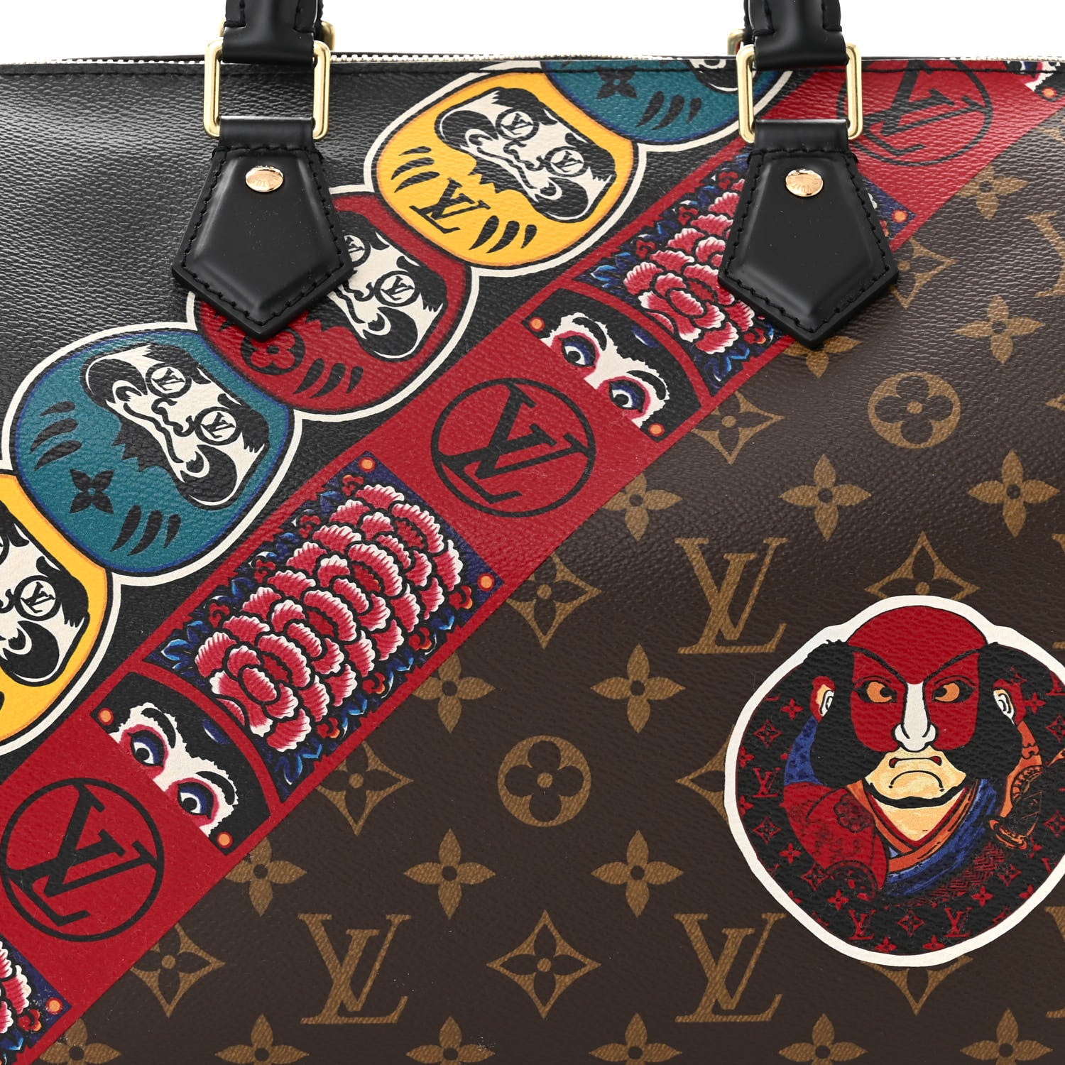 Louis Vuitton Monogram Kabuki Speedy 30 8 of 10
