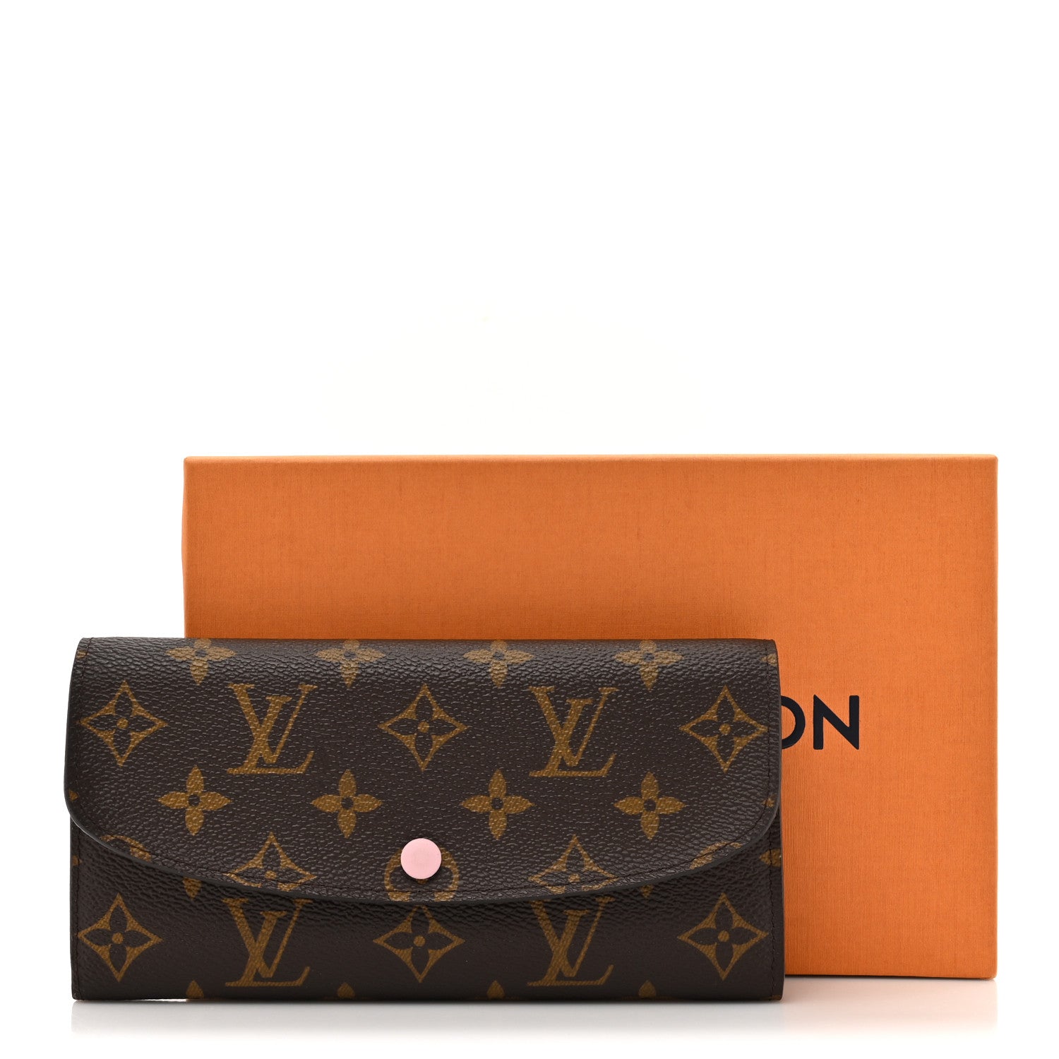 Louis Vuitton Monogram Emilie Wallet Rose Ballerine 9 of 9