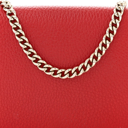 Gucci Dollar Calfskin Medium Betty Chain Wallet Tabasco 7 of 11