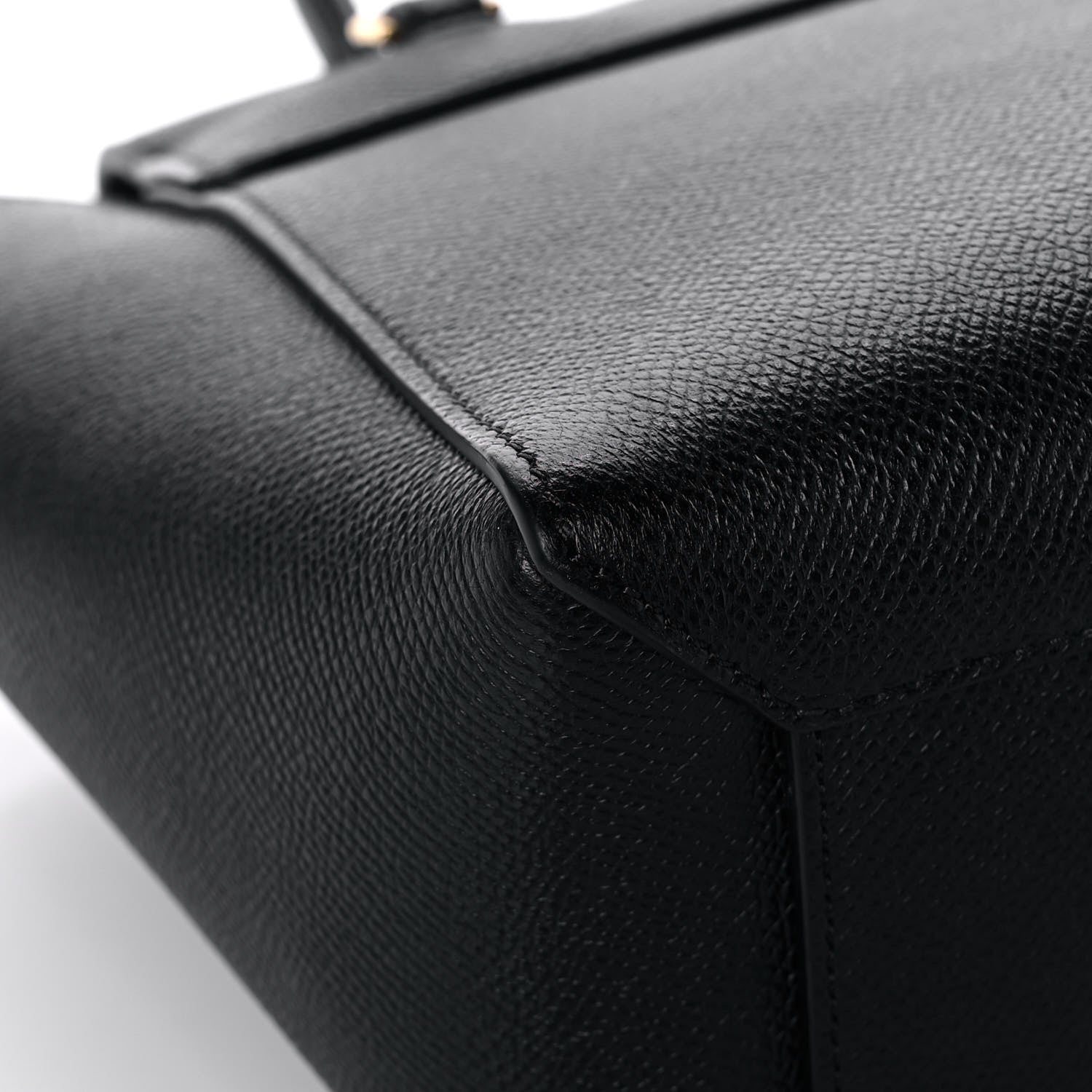 Celine Grained Calfskin Nano Belt Bag Black 10 of 12