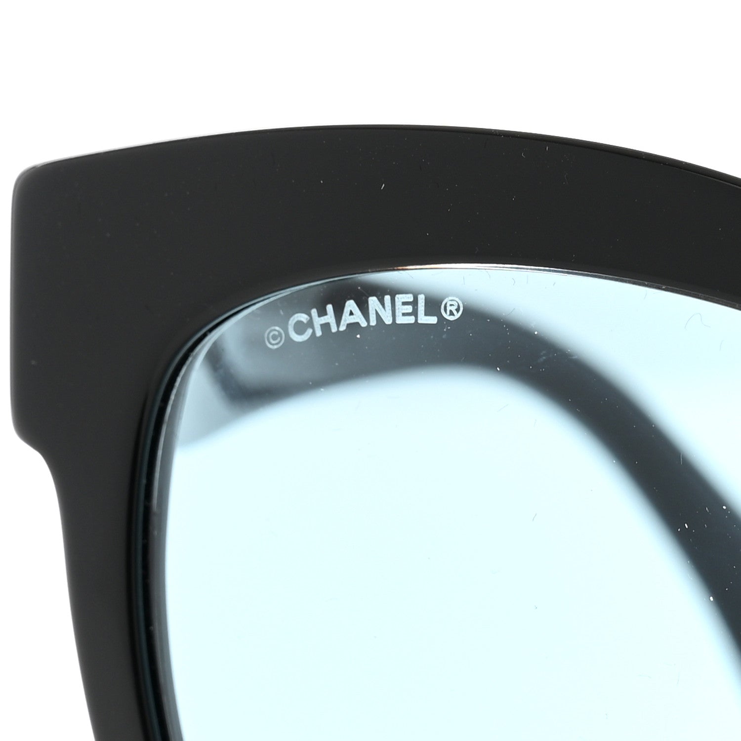 Chanel Acetate CC Sunglasses 9081 Blue Black 7 of 8