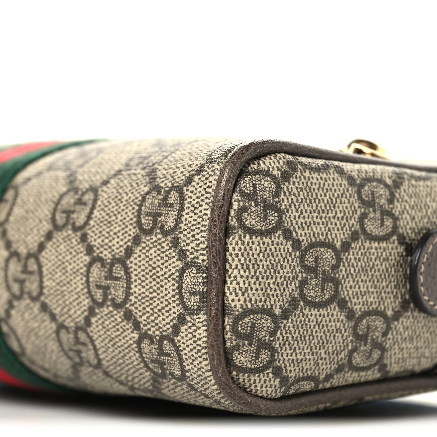 Gucci GG Supreme Monogram Web Small Ophidia Belt Bag 75 30 Dark Brown 10 of 11