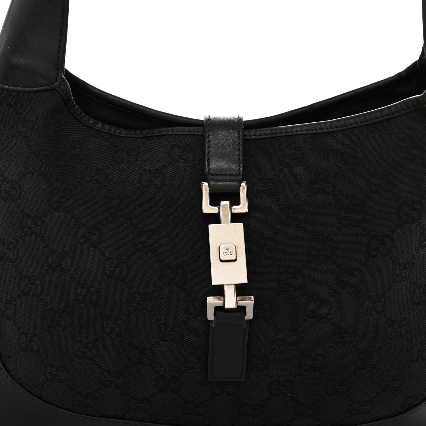 Monogram Small Jackie O Hobo Black
