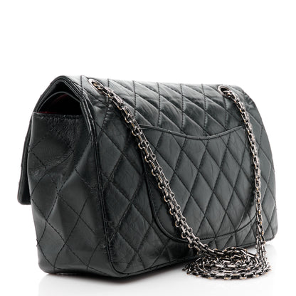 Chanel Aged Calfskin Quilted 2.55 Reissue 226 Flap Black 3 of 11