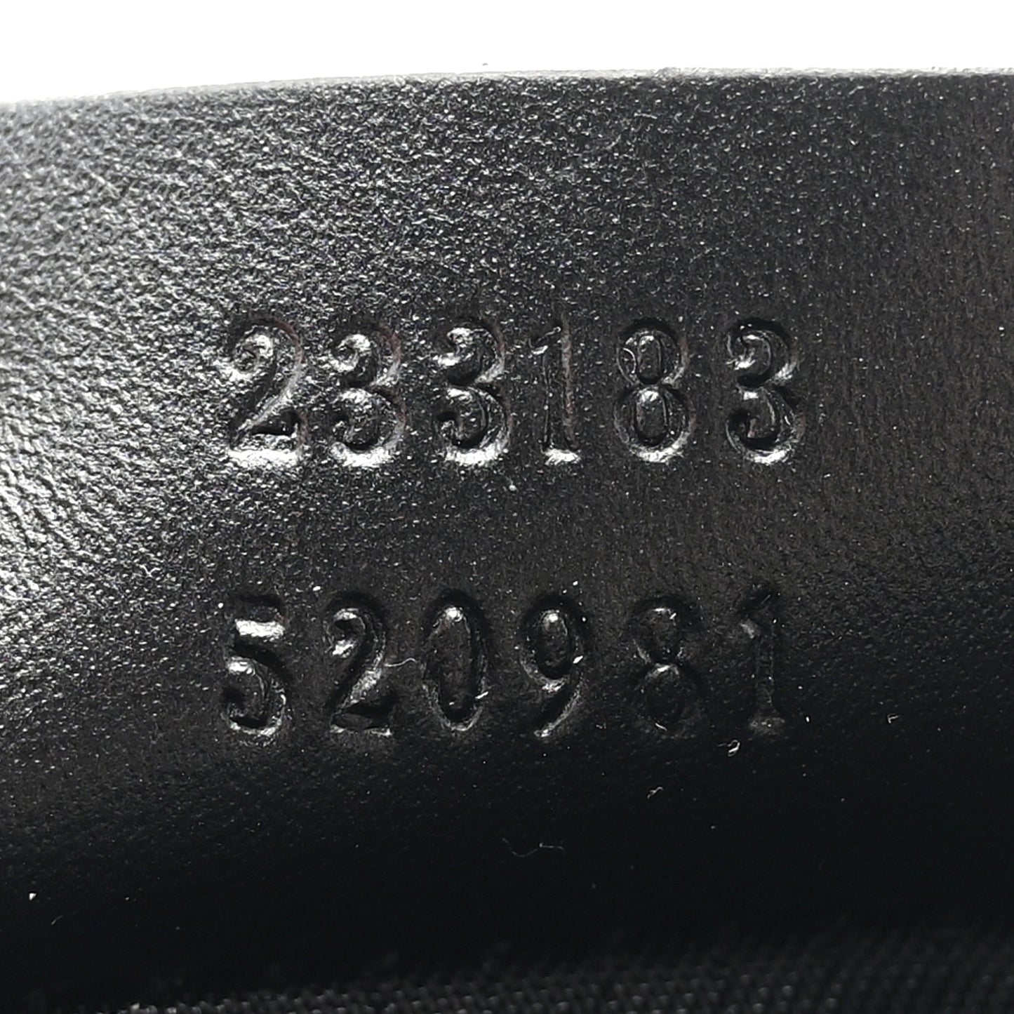 Guccissima Key Case Black
