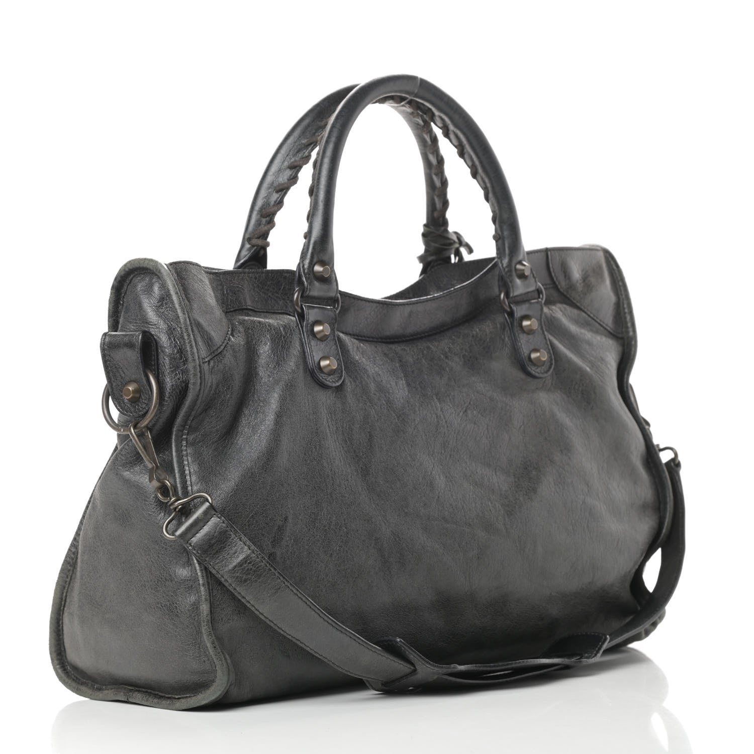 Balenciaga Agneau Classic Hardware City Anthracite 3 of 15