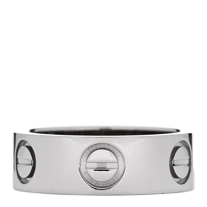 Cartier Platinum 5.5mm LOVE Ring 45 3.25 1 of 6