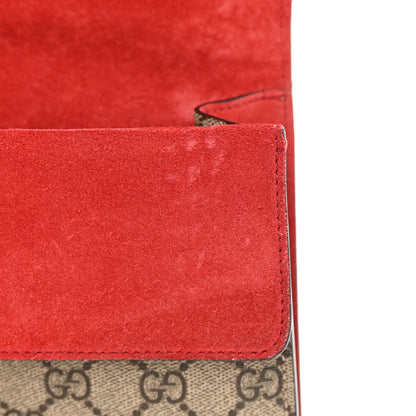 Gucci GG Supreme Monogram Mini Dionysus Shoulder Bag Hibiscus Red 8 of 19