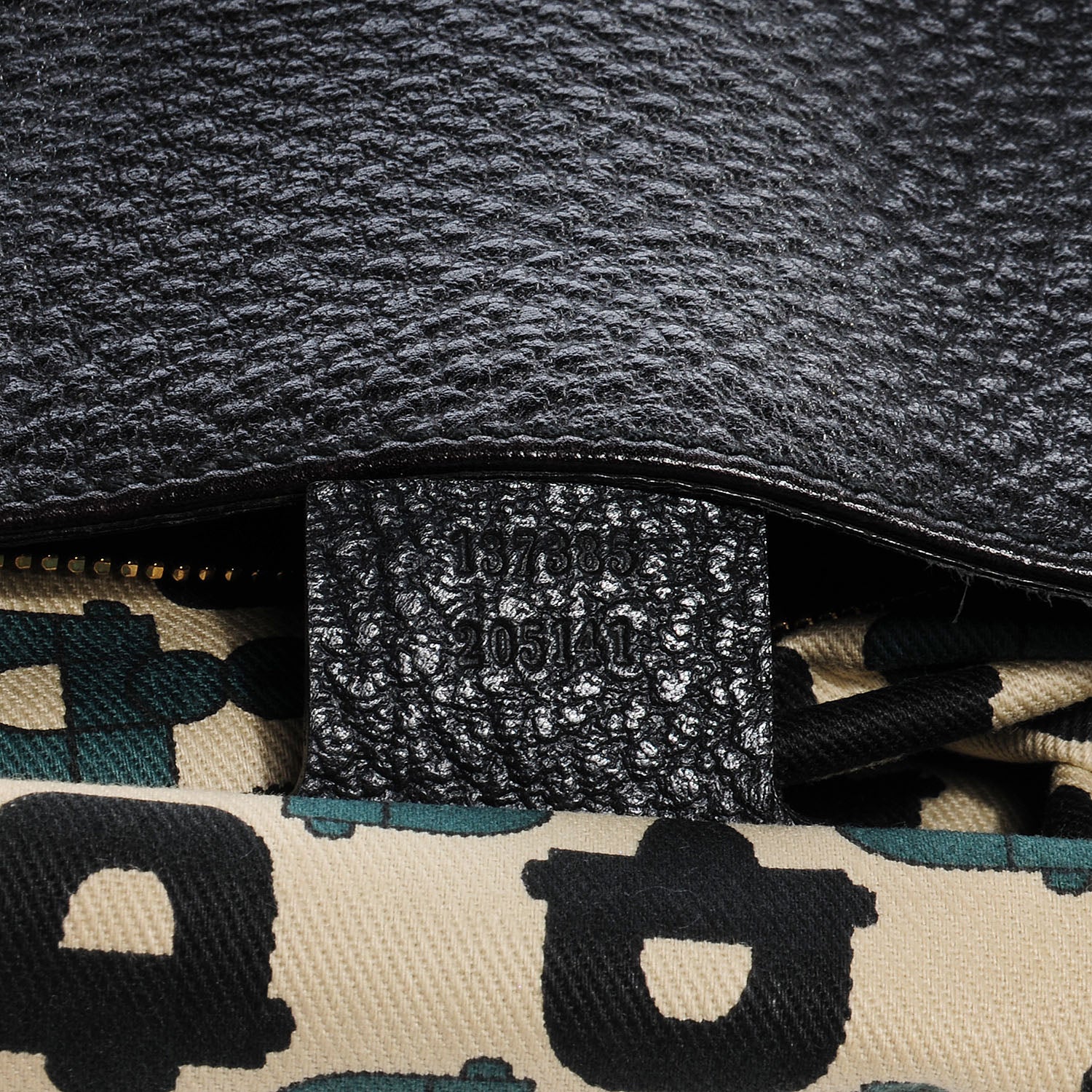 Gucci Leather Hasler Tote Black 7 of 7