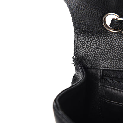 Chanel Caviar Quilted Jumbo Single Flap Black 7 of 14