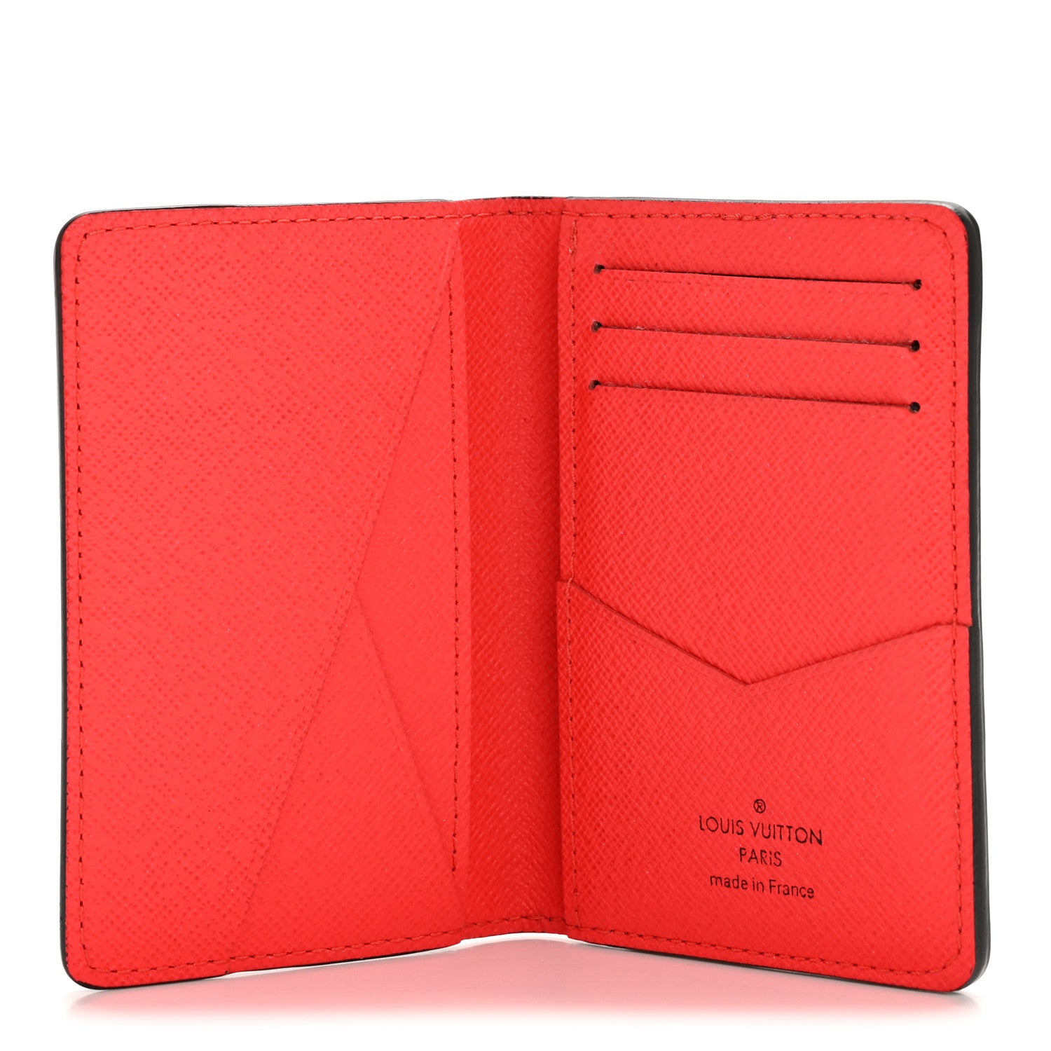 Louis Vuitton Taigarama Pocket Organizer NM Fire Red 5 of 7