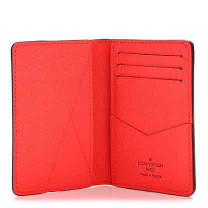 Louis Vuitton Taigarama Pocket Organizer NM Fire Red 5 of 7