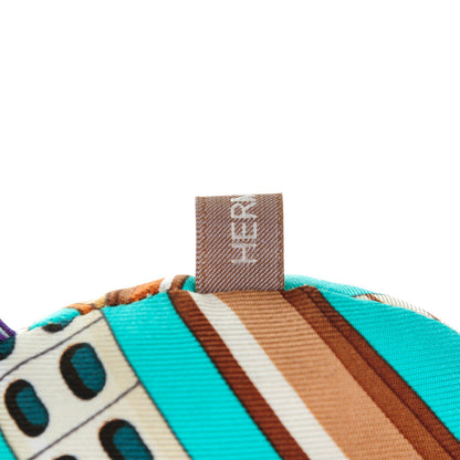 Hermes Silk Petit H Round Ornament Charm 5 of 5