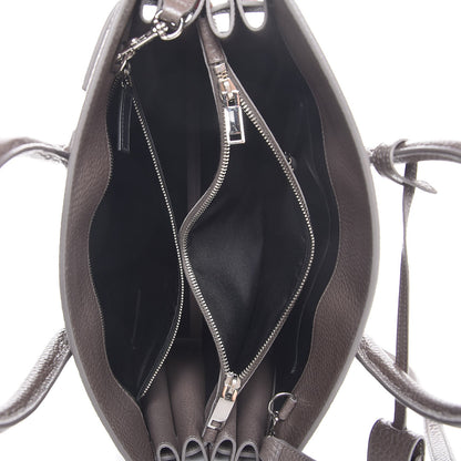 Saint Laurent Grained Calfskin Small Sac De Jour Fog 7 of 9