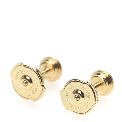 Cartier 18K Yellow Gold Diamond MM D'Amour Earrings 3 of 6