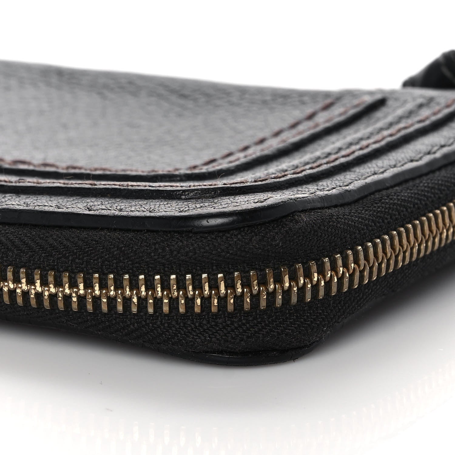 Chloe Grained Calfskin Marcie Long Zip Around Wallet Black 9 of 11