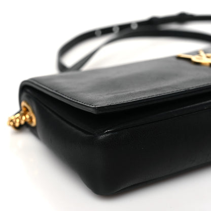 Saint Laurent Lambskin Monogram Tassel Kate 99 Black 9 of 12