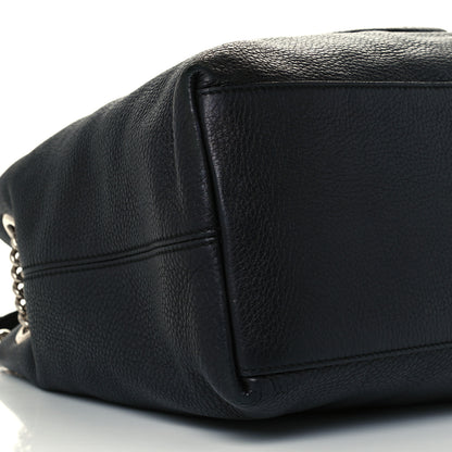 Gucci Pebbled Calfskin Medium Soho Chain Shoulder Bag Black 10 of 12