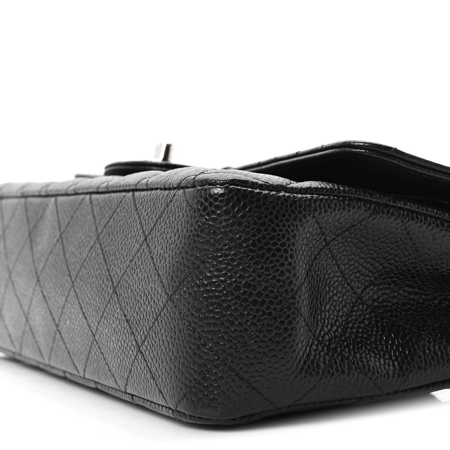 Chanel Caviar Quilted Medium Double Flap Black 10 of 11