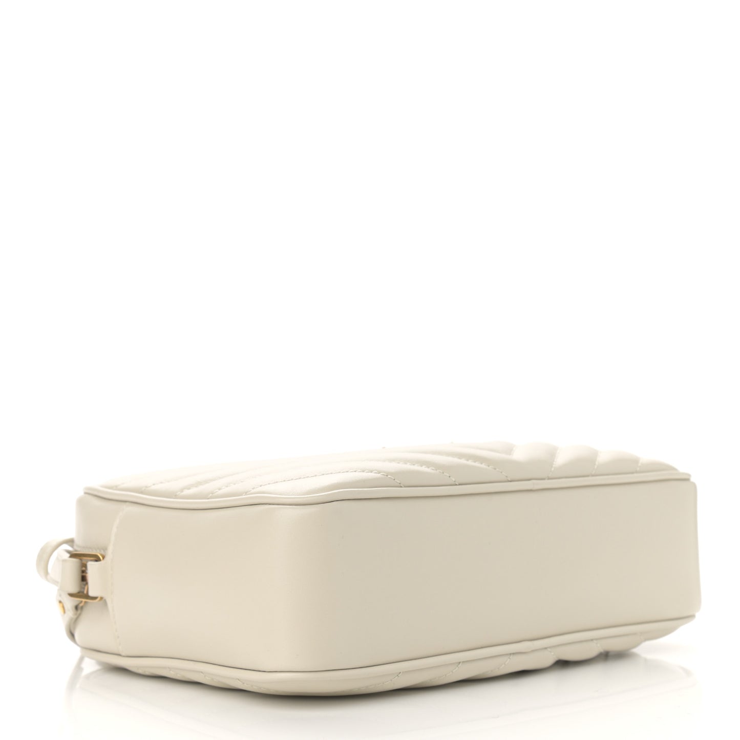 Calfskin Matelasse Monogram Lou Camera Bag Crema Soft