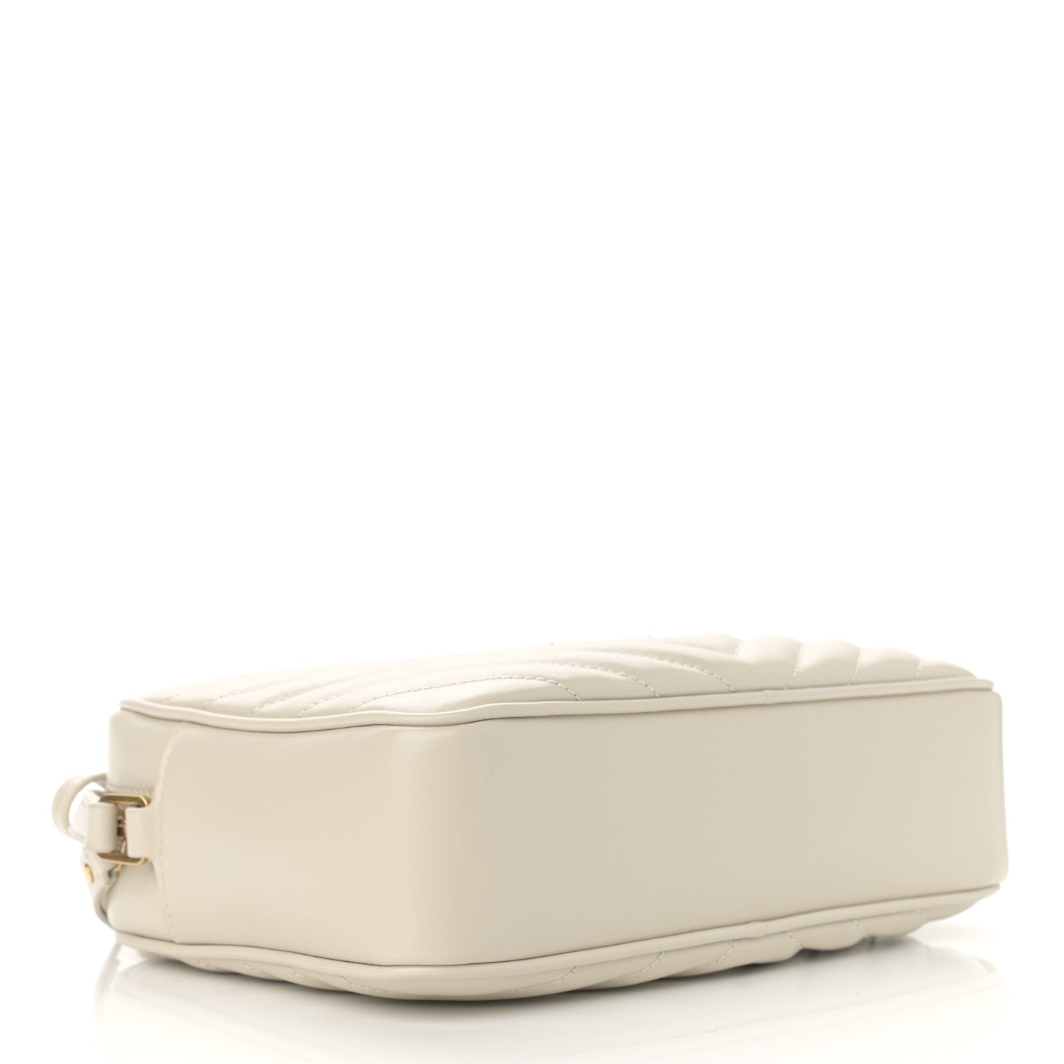 Saint Laurent Calfskin Matelasse Monogram Lou Camera Bag Crema Soft 4 of 11