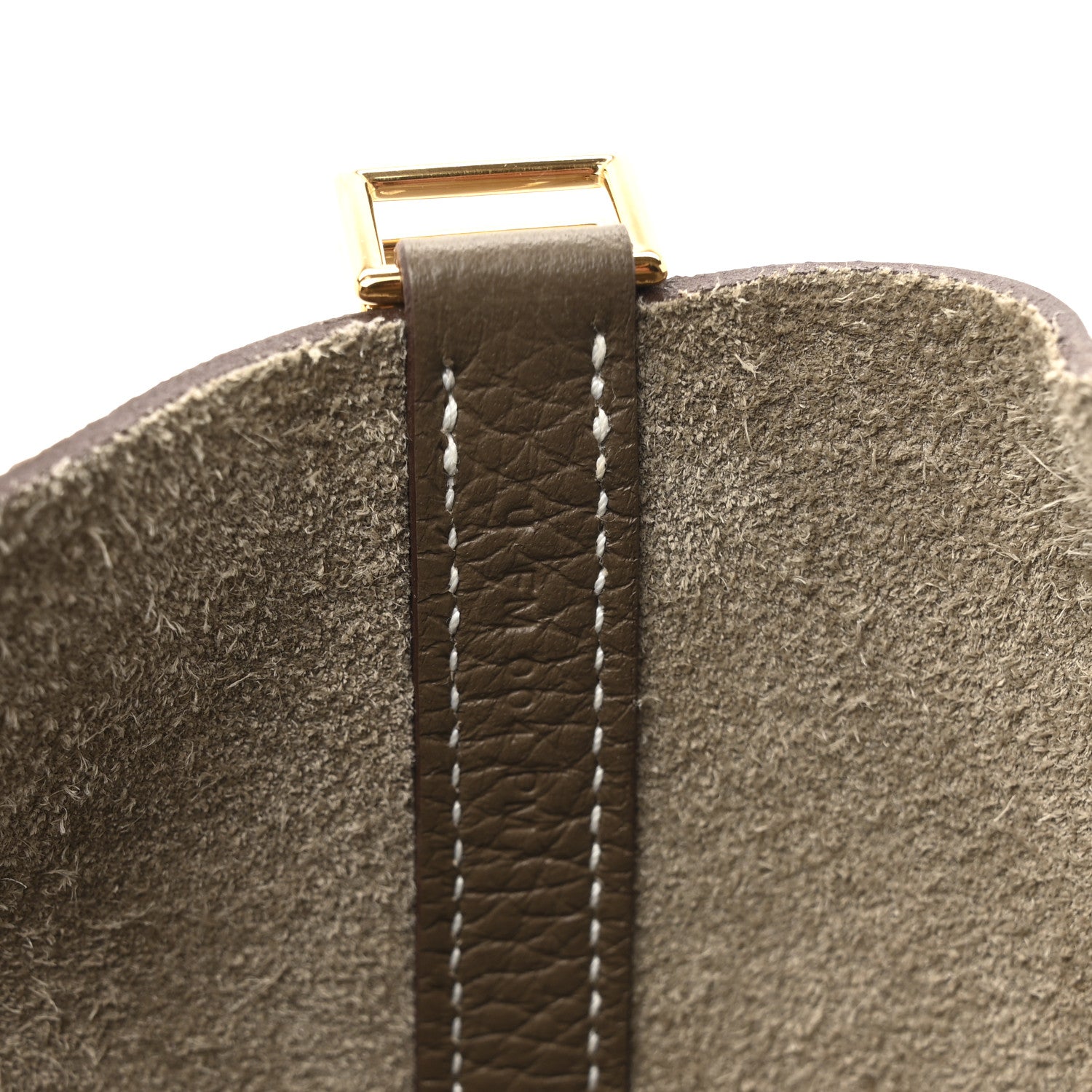 Hermes Taurillon Clemence Picotin Lock 18 PM Etoupe 7 of 13