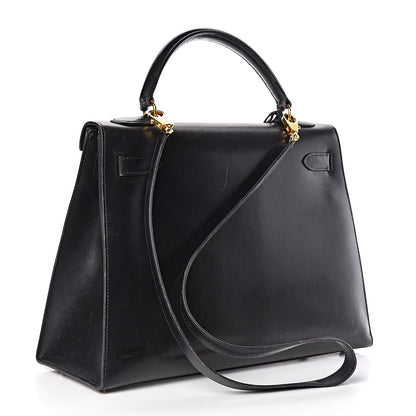 Hermes Box Kelly Sellier 32 Black 3 of 38