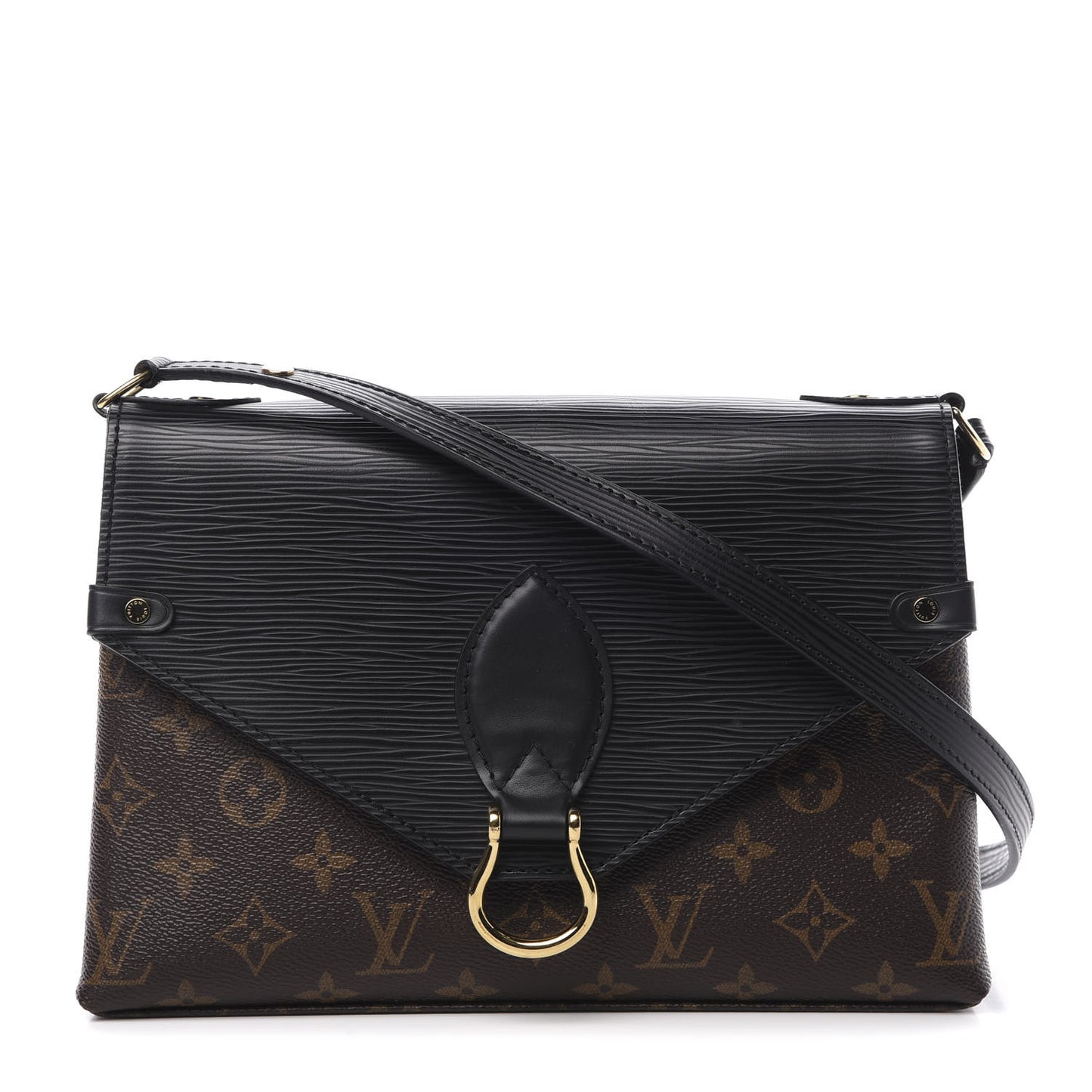Epi Monogram Saint Michel Black