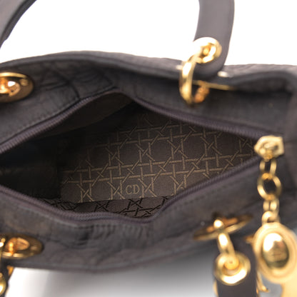 Christian Dior Nylon Cannage Medium Lady Dior Dark Brown 4 of 8
