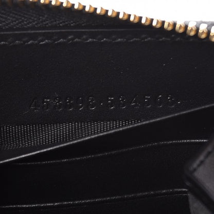 Gucci Apollo Calfskin GG Dadini Embroidered Zip Around Wallet Black 7 of 8