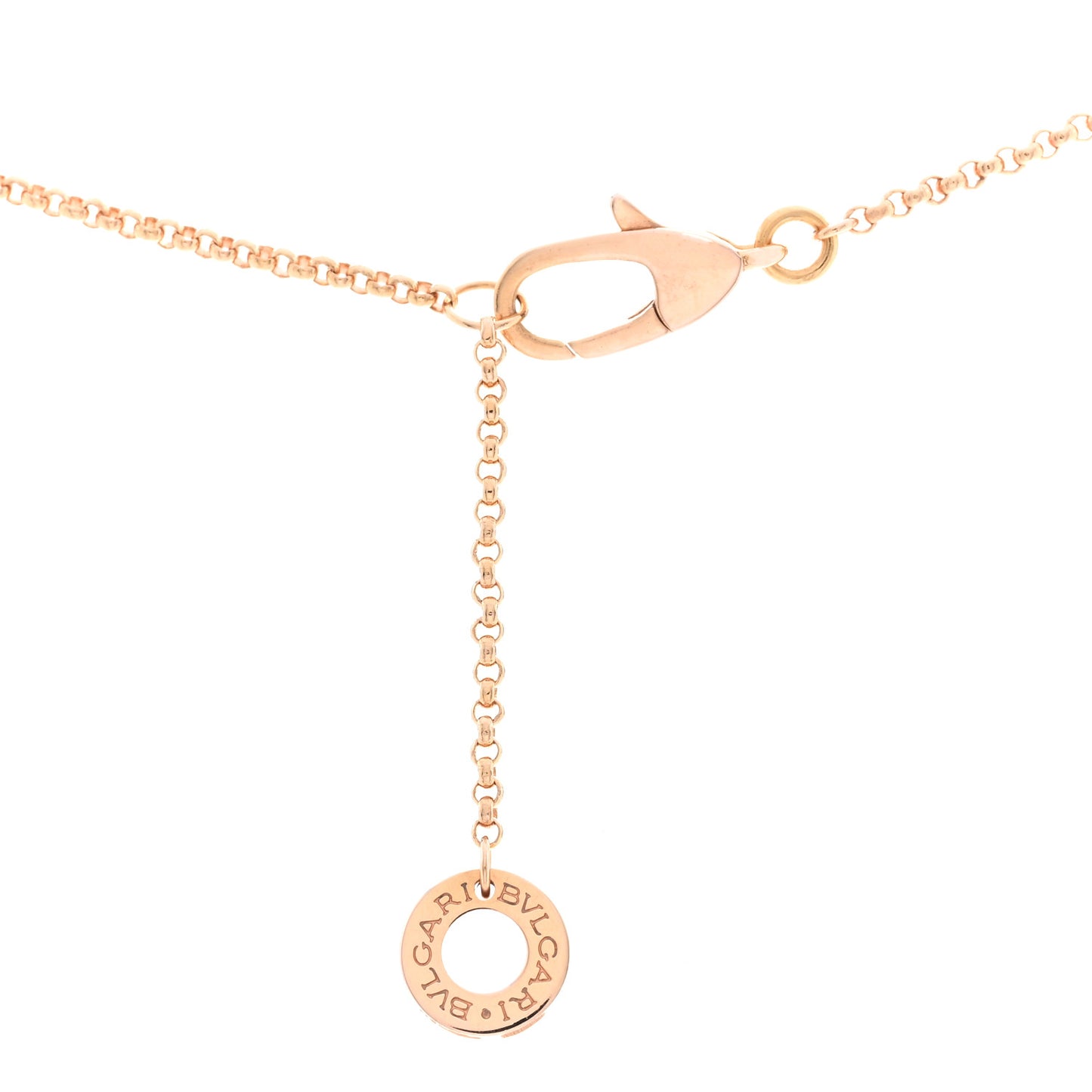 18K Rose Gold Carnelian Cuore Heart Pendant Necklace