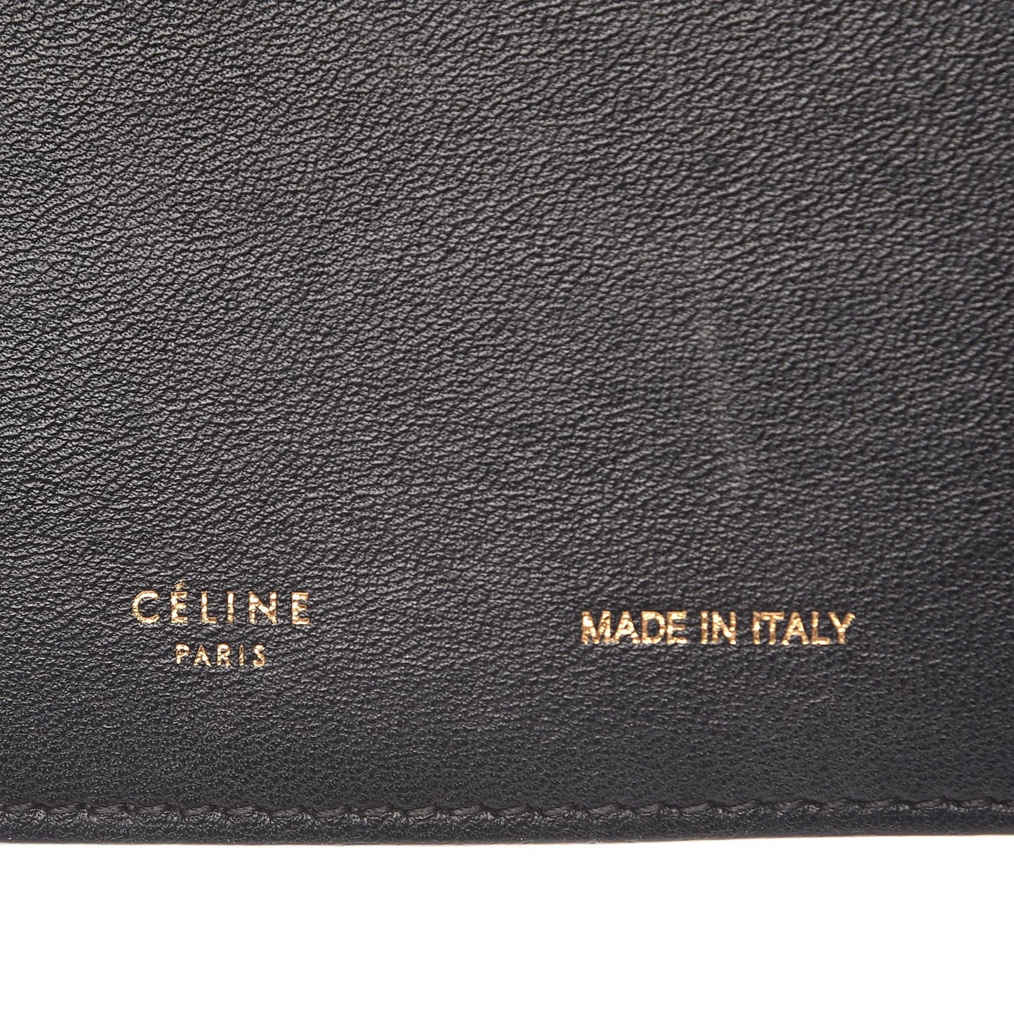 Smooth Lambskin iPad Folio Clutch Black
