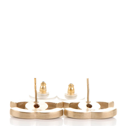 Chanel Lambskin CC Earrings Black 3 of 4
