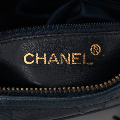 Chanel Lambskin Quilted Tassel Flap Camera Case Navy 6 of 11