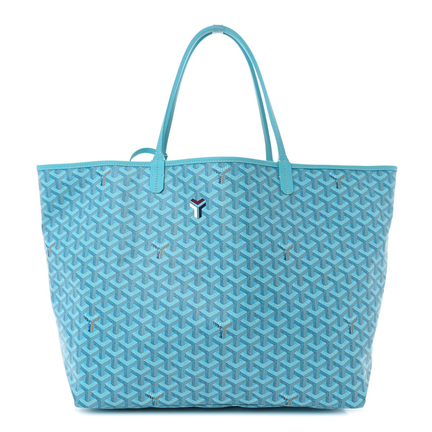 Goyard Goyardine Saint Louis GM Balise Beach Towel Set Turquoise 1 of 9
