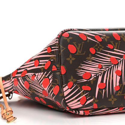 Louis Vuitton Monogram Jungle Dots Neo Neverfull MM Sugar Pink Poppy 8 of 9