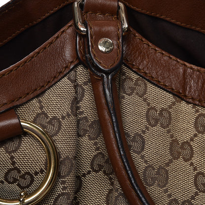 Gucci Monogram Large Sukey Tote Brown 14 of 19