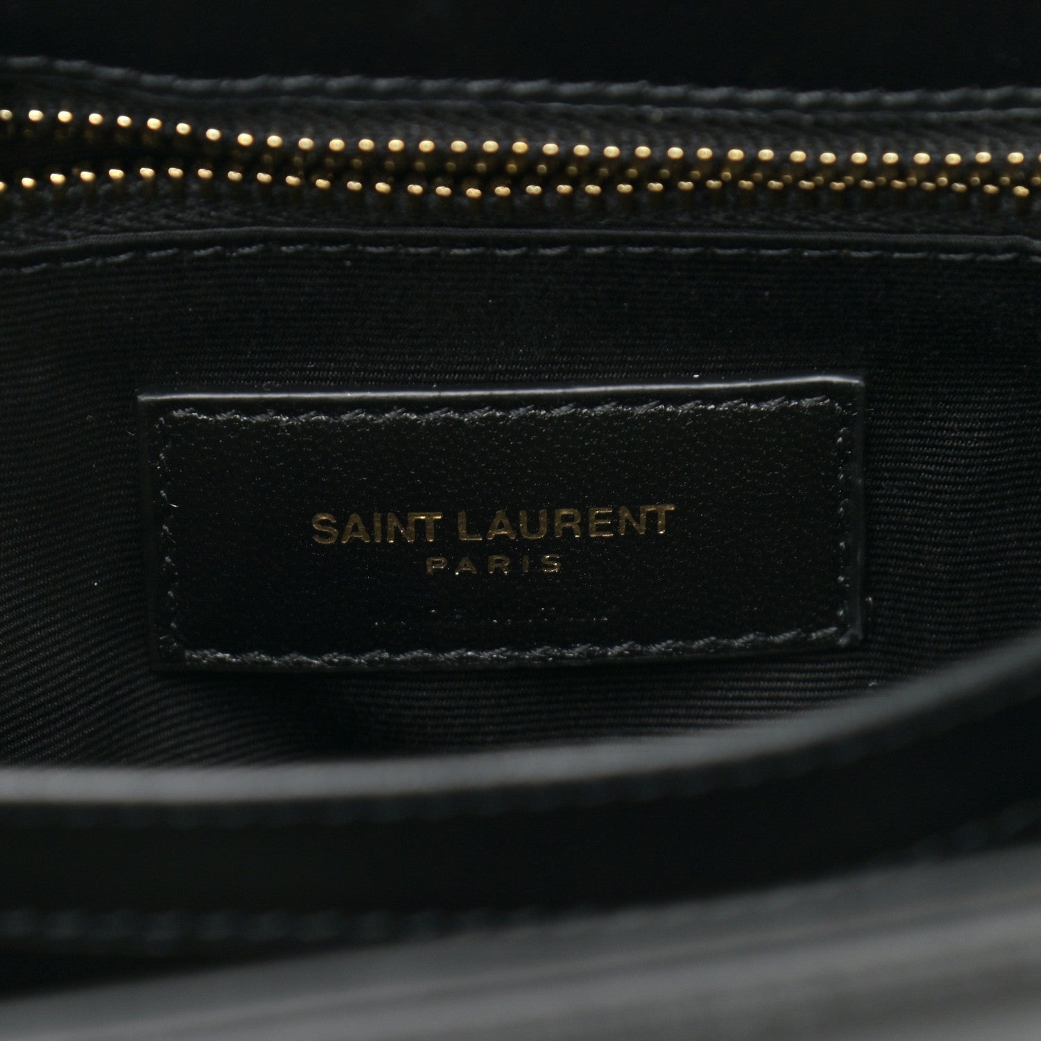 Saint Laurent Calfskin Y Quilted Monogram Toy Loulou Crossbody Bag Black 7 of 11