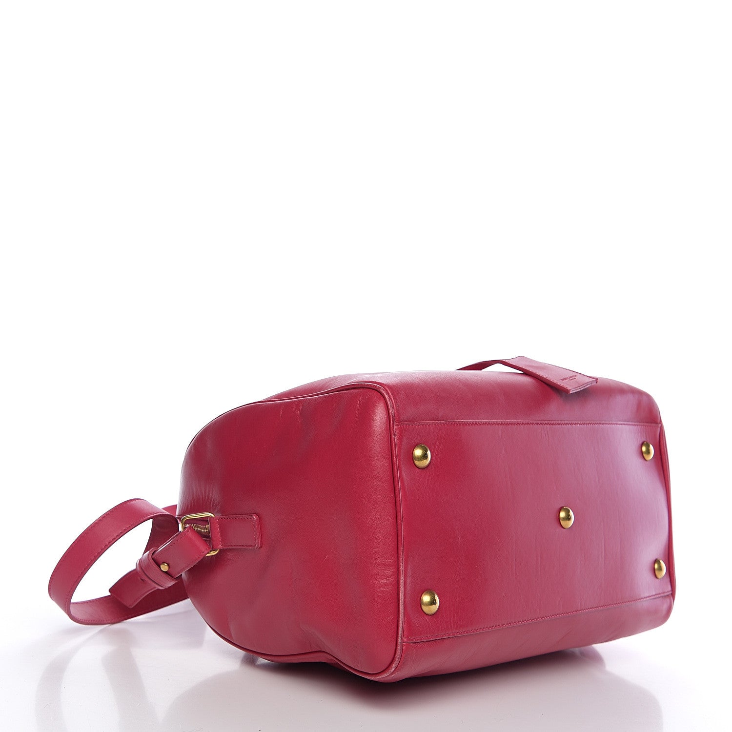 Saint Laurent Calfskin Classic Duffle 6 Fuchsia 3 of 15